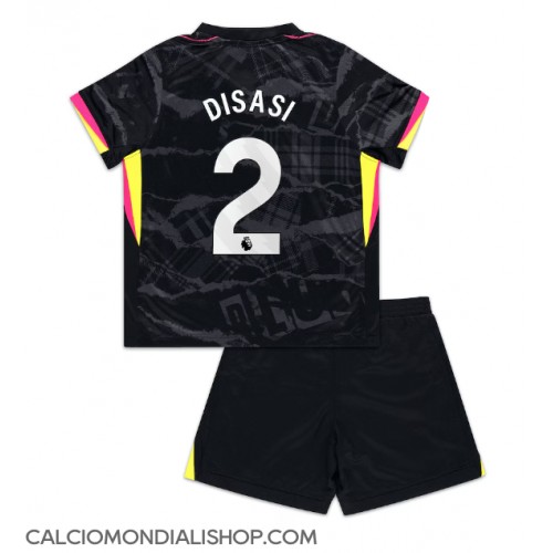 Maglie da calcio Chelsea Axel Disasi #2 Terza Maglia Bambino 2024-25 Manica Corta (+ Pantaloni corti)